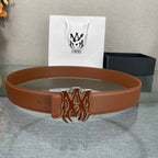 AURAmiri MA QUAD LEATHER 4CM BELT