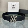 AURAmiri MA QUAD LEATHER 4CM BELT