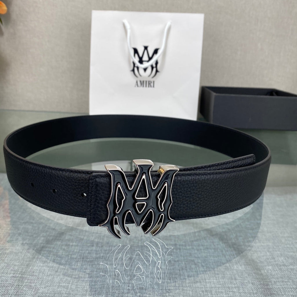 AURAmiri MA QUAD LEATHER 4CM BELT