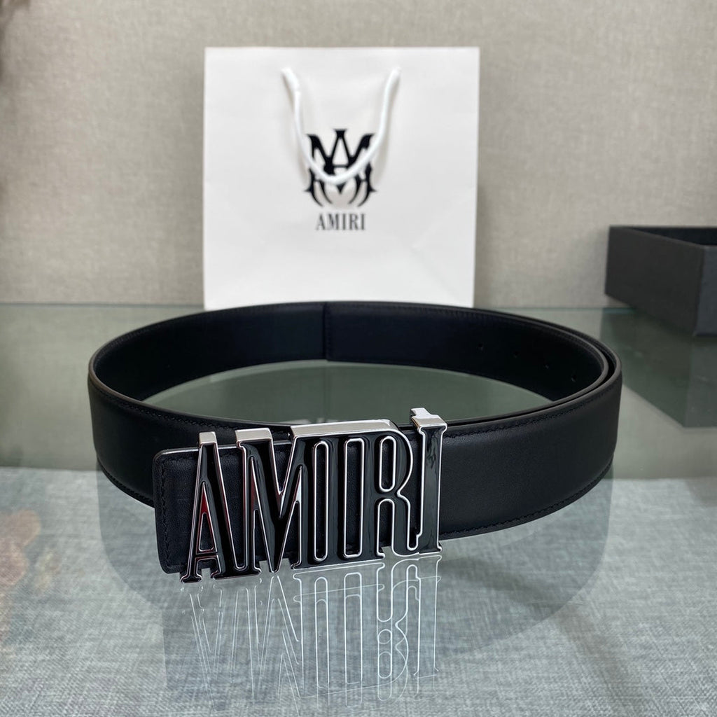 AURAmiri MA QUAD LEATHER 4CM BELT