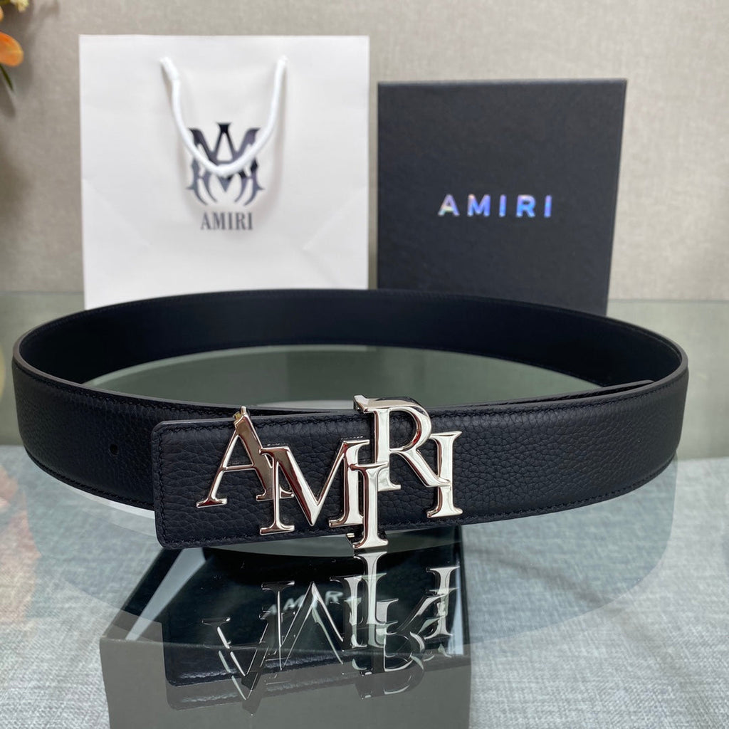 AURAmiri MA QUAD LEATHER 4CM BELT