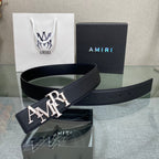 AURAmiri MA QUAD LEATHER 4CM BELT