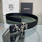 AURAmiri MA QUAD LEATHER 4CM BELT