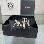 AURAmiri MA QUAD LEATHER 4CM BELT