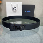 AURAmiri MA QUAD LEATHER 4CM BELT