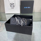 AURAmiri MA QUAD LEATHER 4CM BELT