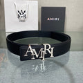 AURAmiri MA QUAD LEATHER 4CM BELT