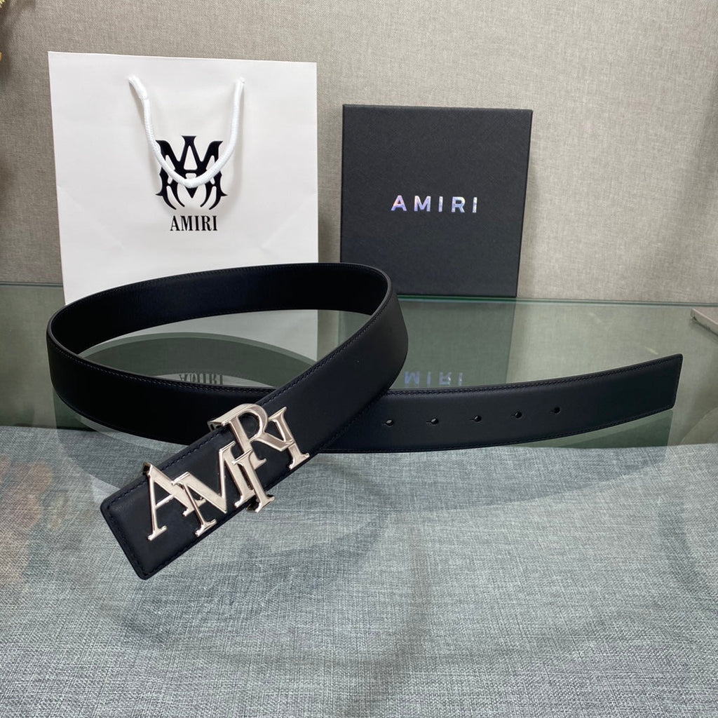 AURAmiri MA QUAD LEATHER 4CM BELT