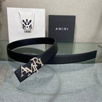 AURAmiri MA QUAD LEATHER 4CM BELT