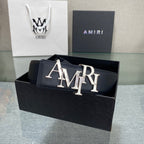 AURAmiri MA QUAD LEATHER 4CM BELT