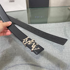 AURAmiri MA QUAD LEATHER 4CM BELT